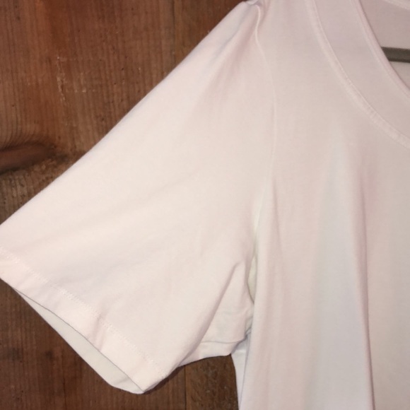DENIM & Company White Tee Size 1X - Picture 3 of 6